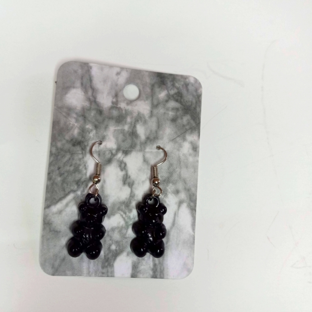 Teddy bear earings